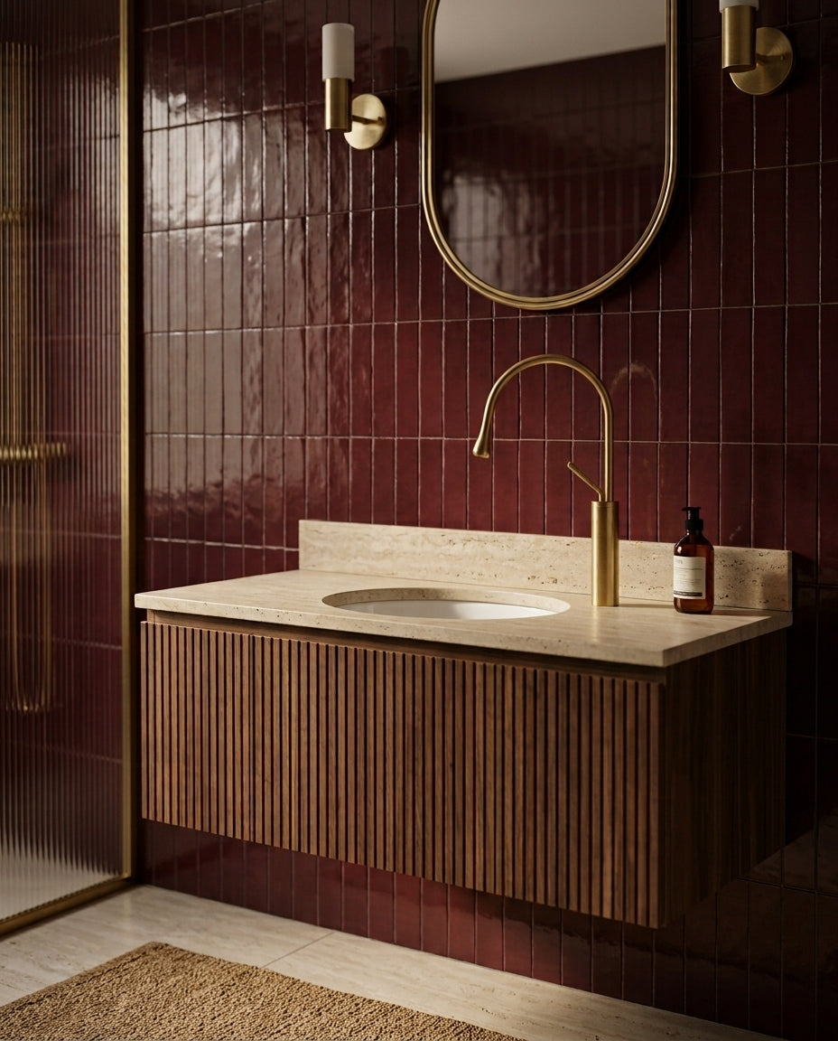 Alma - Mitigeur de lavabo goutte d'eau, bec haut monocommande