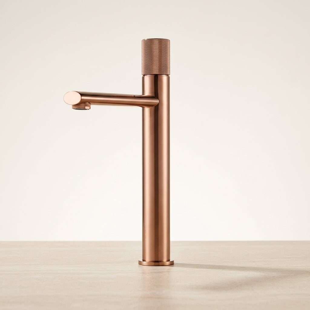 Elin – Mitigeur de lavabo monocommande, manette moletée