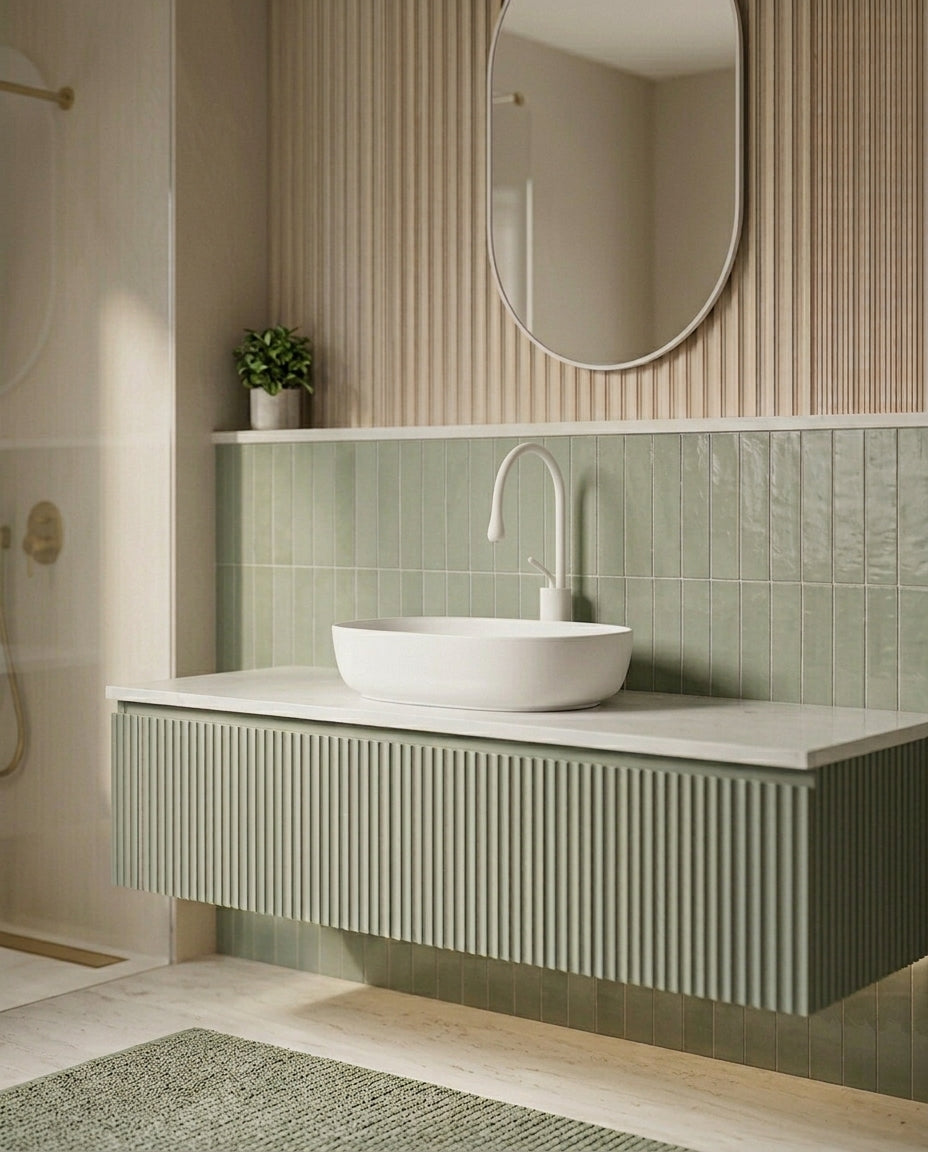 Alma - Mitigeur de lavabo goutte d'eau, bec haut monocommande