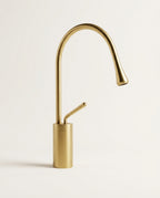 Alma - Mitigeur de lavabo goutte d'eau, bec haut monocommande